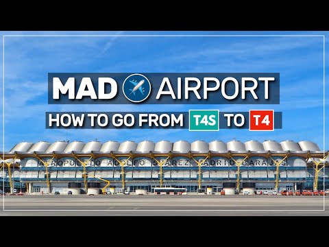 ➤ how to go from T4S to T4 at Madrid Barajas airport ✈️ #017