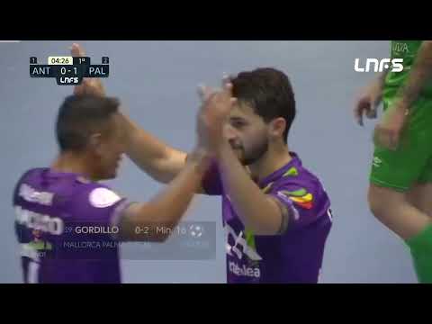 Gol Gordillo (0-2) Be Soccer CD UMA Antequera - Mallorca Palma Futsal. J27, 1Div. LNFS