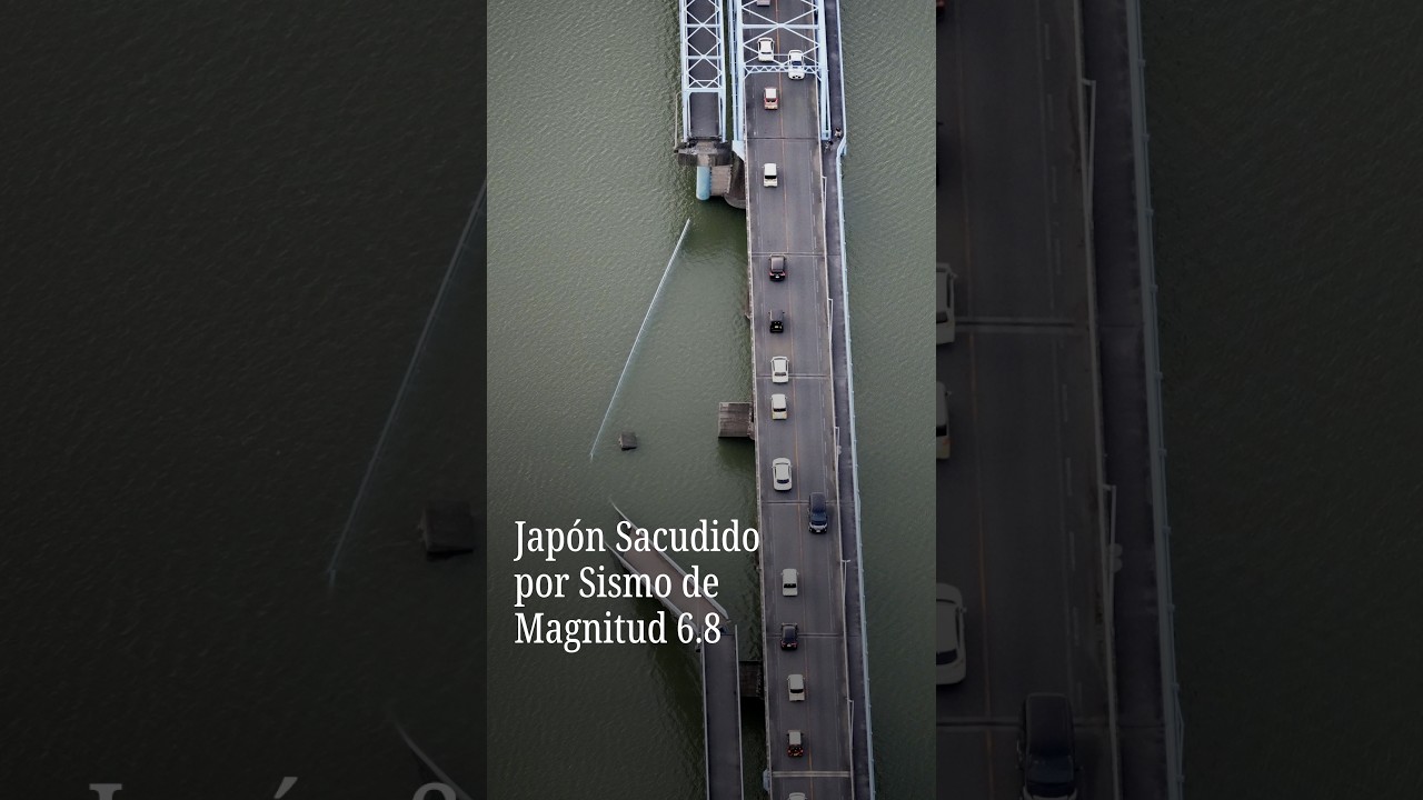 Japón sacudido por terremoto de 6.8