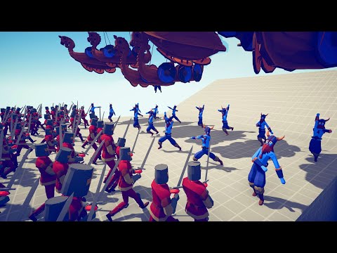 7x LONGSHIPS vs EVERY FACTION UNITS - Totally Accurate Battle Simulator - TABS