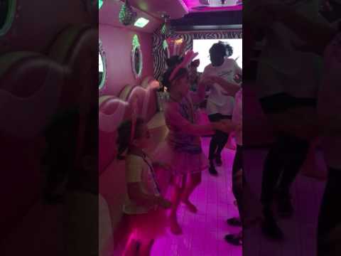 Rockstar Spa Bus for Ilma's 8th Birthday