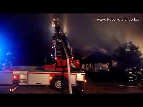 Brand in Grünsbach am 14.07.2011 - FF Ober-Grafendorf