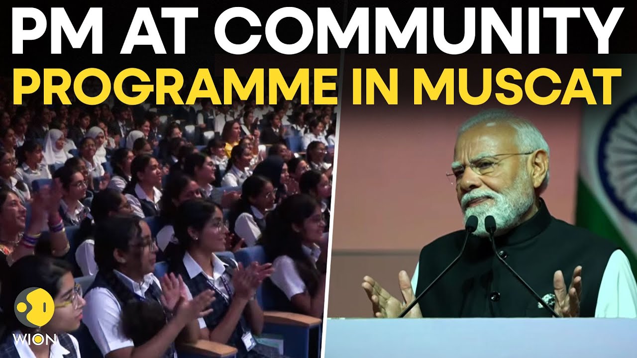 PM Modi In Oman LIVE: PM Modi Participates In A Community Programme In Muscat |  WION
