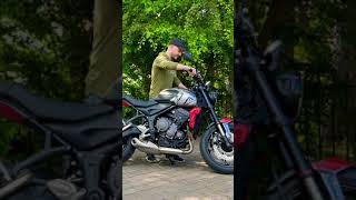 Triumph Trident 660 Startup! 🏍🔥 #triumphtrident #trident660 #trident #motorcycle