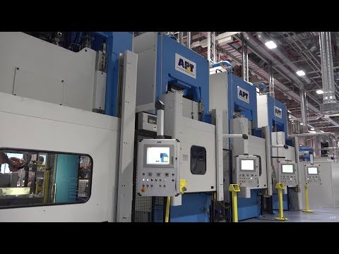 Fully integrated production line for Aesculap