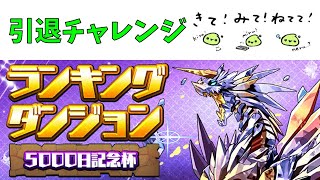ランダン引退チャレンジ、5000日記念杯【パズドラ】
