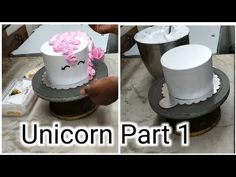 Unicorn Cake Design |Unicorn cake |Birthday Unicorn Cake Design | Part 1 #pranshulcakes #newtoyou🧿