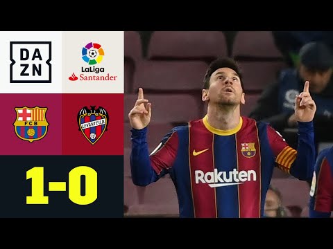 Messi-Treffer erlöst Barca: FC Barcelona - Levante 1:0 | LaLiga | DAZN Highlights