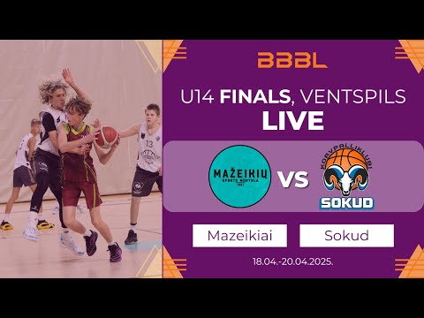 Mažeikiai 2011 vs BC Kalev Cramo/KK Sokud 2011 | BBBL Boys U14 Final Stage | 1/4 FINAL