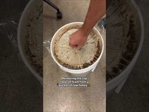 Removing Foam From Raw Honey