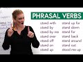 Learn 14 Phrasal Verbs With Stand Stand For Stand Out Stand Down