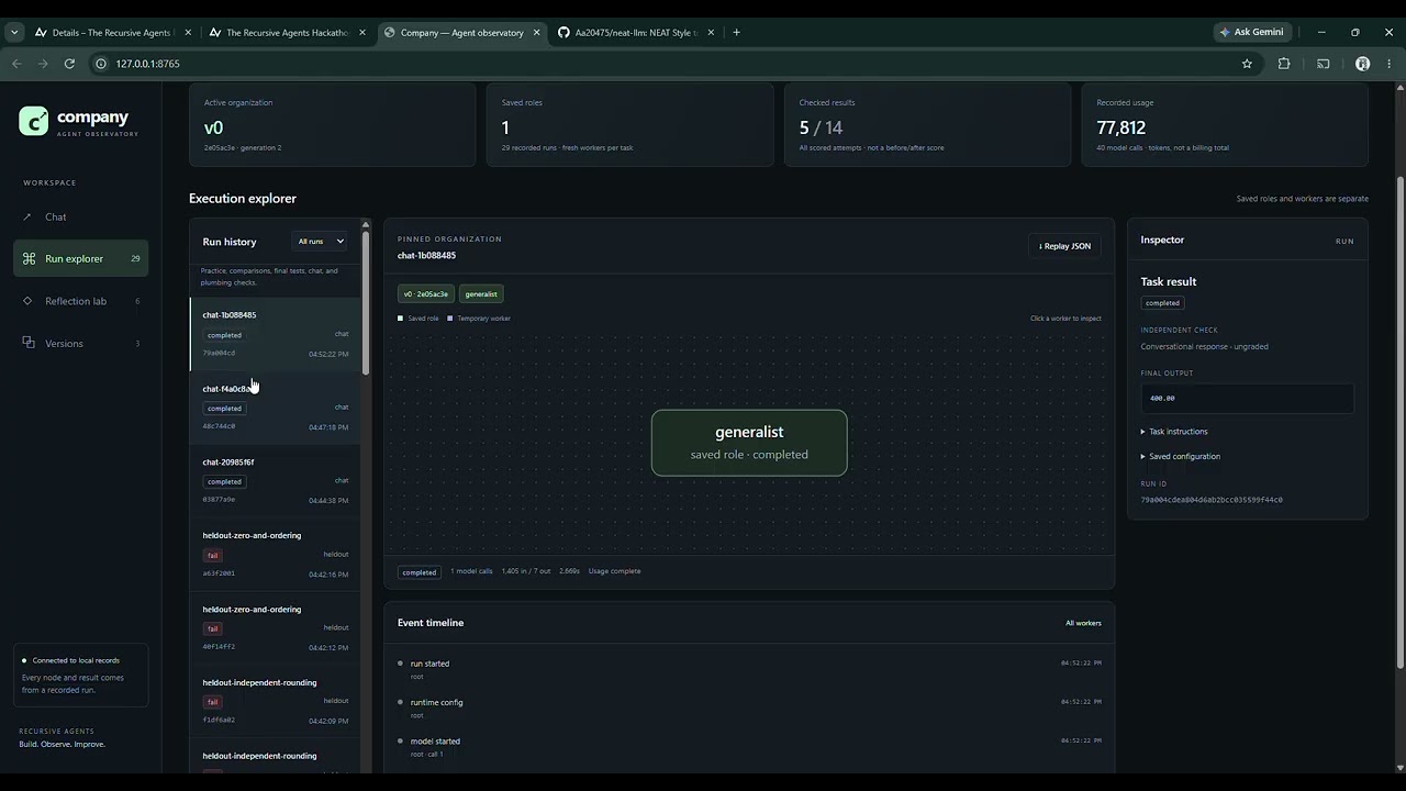 NEAT-LLM — Demo video