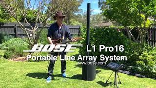 Video thumbnail for BOSE: L1 Pro16 Portable Line Array System by Brett Kingman