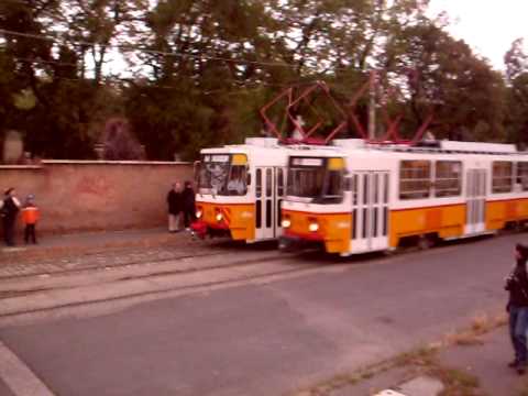 Pass of Tatra trams