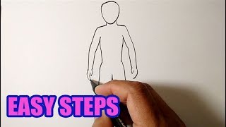 How to draw a person | EASY TO FOLLOW