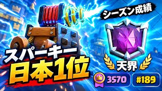 【最終日】シーズン残り2時間で一気に大逆転‼︎ 神プレイで覚醒しました。　(クラロワ)
