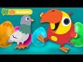Learn First Words w Larry The Bird - Animal Sounds | Toddler Learning Video Words | First University