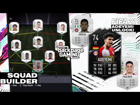 FIFA 21 | Silver Stars Squad Builder - UNLOCK IF ADEYEMI FAST! | FIFA 21 Ultimate Team