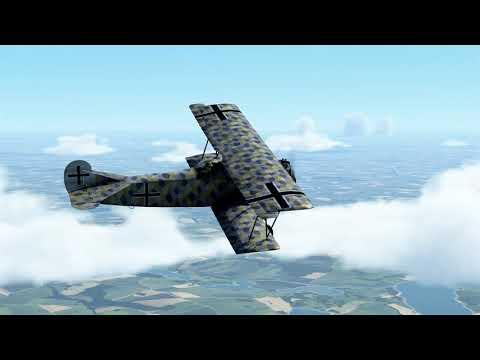 Fokker DVIIF - Join furball (IL-2 Flying Circus)
