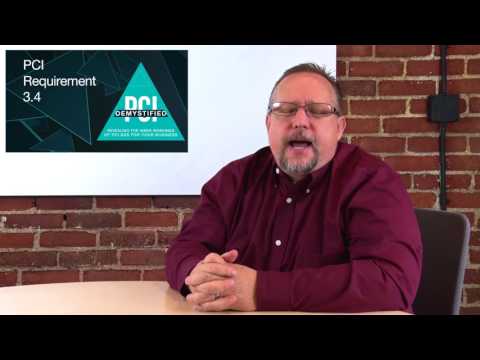 PCI Requirement 3.4 Render PAN Unreadable Anywhere it Is Stored