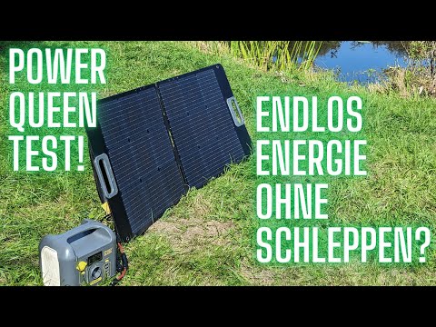 Endlos Strom unterwegs? Test der Power Queen mega Powerbank, Solarstrom, mobile Solarpanele