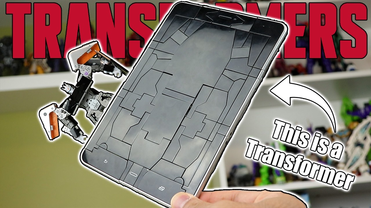 This Android Tablet Is ACTUALLY A Transformer | #transformers Tablet Soundwave Review