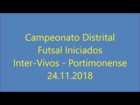 Golos jornada 1 Inter-VIvos - Portimonense