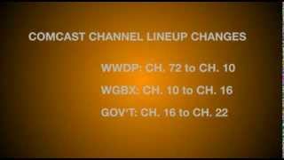 Comcast Channel Lineup Changes