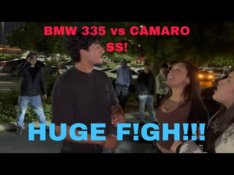 BMW 335i vs CAMARO SS! $1,000 POT! NO PAY DRAMA!