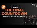 THE FINAL COUNTDOWN - EUROPE (HQ Karaoke With Lyrics - No Lead Vocals)