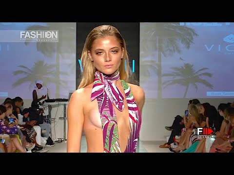 VICHI SWIM Art Hearts Fashion Beach Miami Swim Week 2017 SS 2018 - Fashion Channel