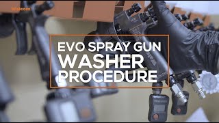 Evo Spray Gun Washer Procedure