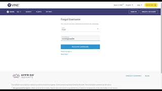 How to Recover My VINELink Account Username