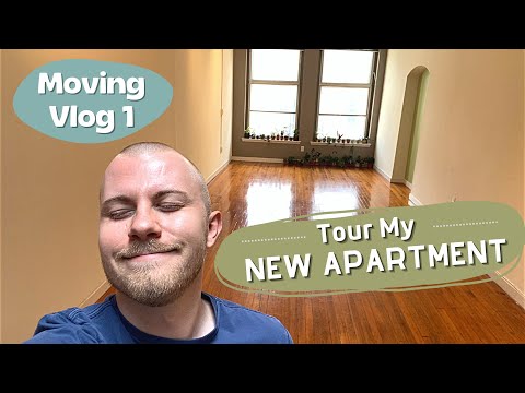 I'M MOVING - Tour My New Apartment | Moving Vlog 1