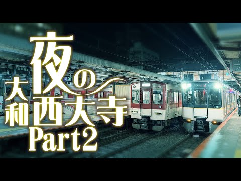 [Kintetsu] Visiting Yamato Saidaiji Temple just before the last train