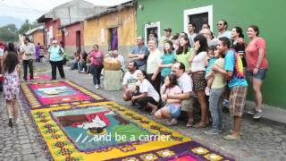 preview picture of video 'Alfombras of La Antigua Guatemala, April 2012'
