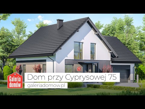 Projekt domu przy Cyprysowej 75 - GaleriaDomow.pl