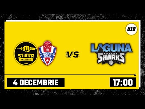 LIVE 🏀 CN Baschet U18M: Știința Slam București - ABC Laguna București