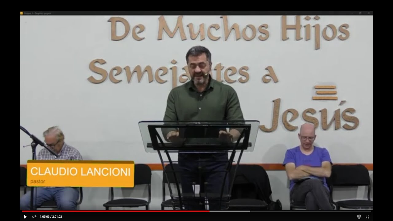 Claudio Lancioni "No descuidemos nuestra espiritualidad"