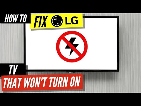 How To Fix a LG TV that Wont Turn On