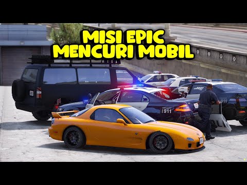 MISI EPIC MENCURI MOBIL SITAAN DARI KANTOR POLISI