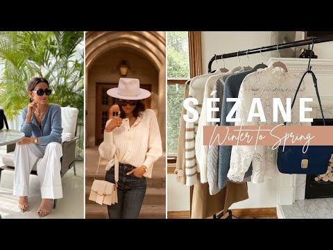 Winter to Spring Outfits 2023 | Sezane Haul