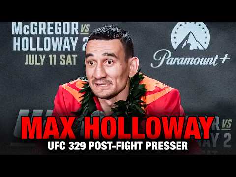 Video: Max Holloway REACTS to Conor McGregor Shocking Injury, Wants Trilogy in 2027
