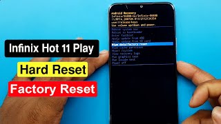 Infinix Hot 11 Play Hard Reset | Infinix Hot 11 Play [ X688B ] Factory Reset &amp; Pattren Unlock |