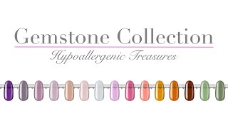 Nail Art with Gemstone Gel Polishes