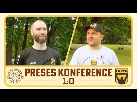 Skanstes SK - FK PPK/Betsafe 1:0 PRESES KONFERENCE