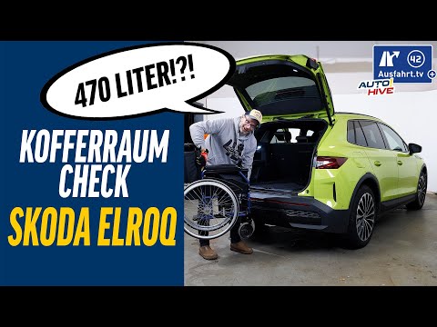 Boot check: Skoda Elroq - what fits in the boot? Bicycle? Ladder? Suitcases? Bags?