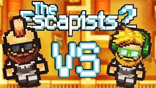 Escapists 2 Versus Mode! - Baron Vs Blitz Epic Prison Escape Race! - The Escapists 2 Gameplay