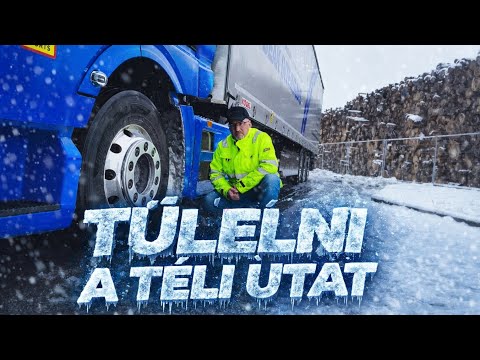 Itt a vége! Elakadtunk 🚛 „„TÉLI KAMIONOS TÚLÉLÉS – Túlélni a havat és a jeges utakat!”"🇩🇪