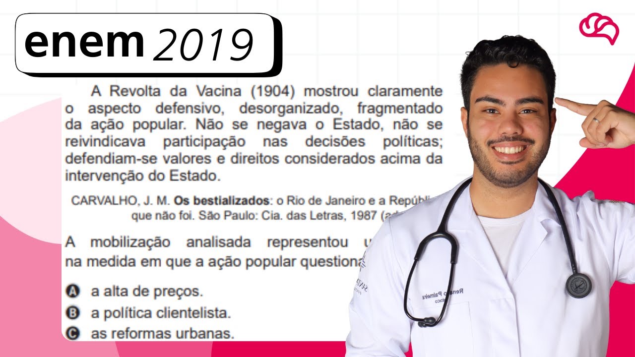 Resolução em Vídeo — Questão 80 ENEM 2019
